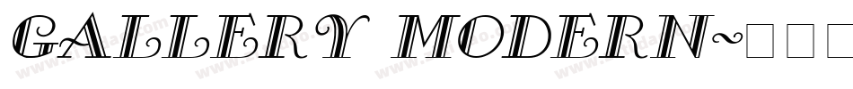 gallery modern字体转换